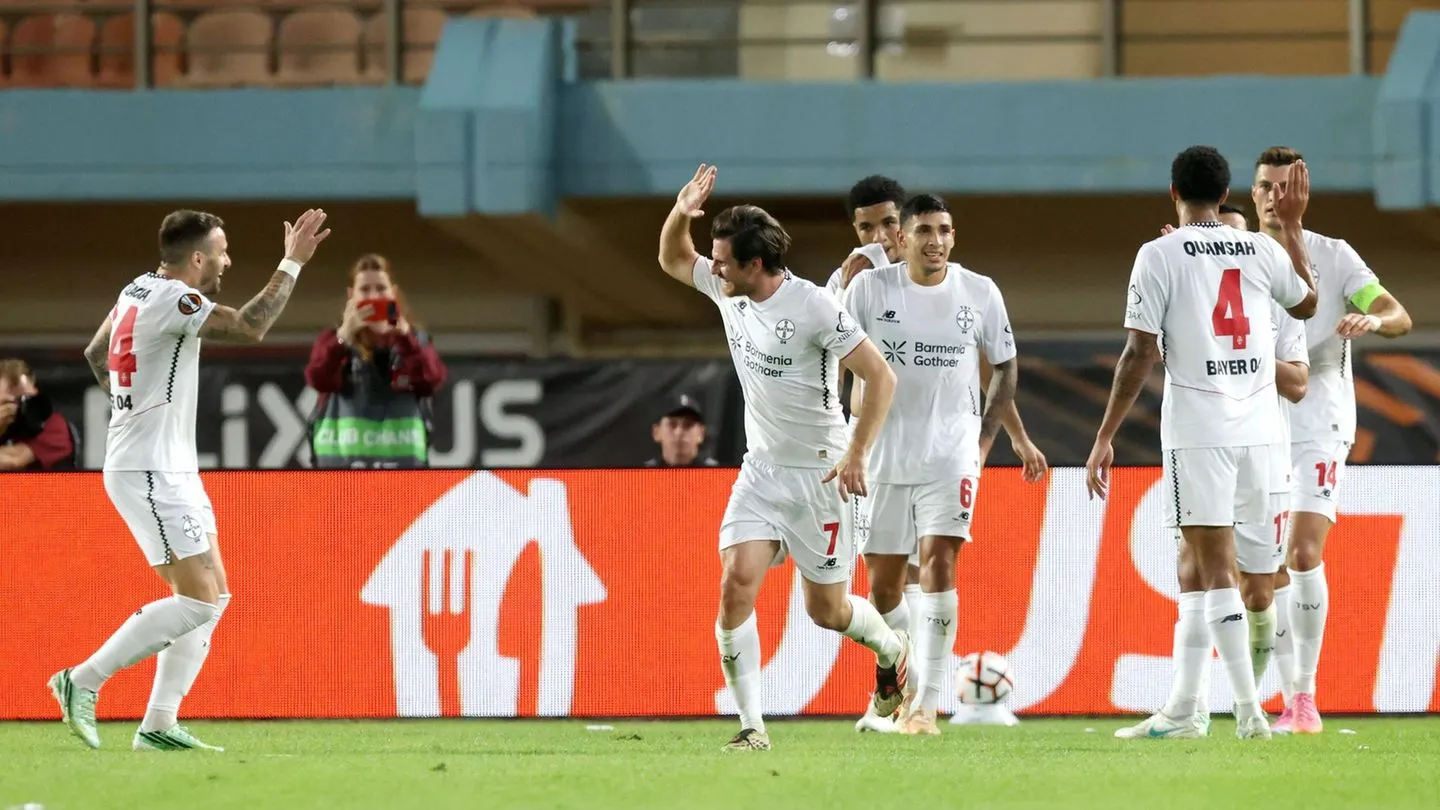 Europa League: Hoffenheim demontiert Lyon – Leverkusen siegt dank Hofmann auf Kreta