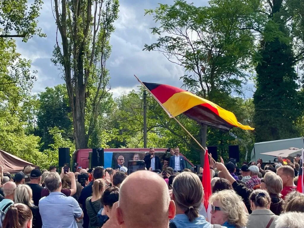 Siegmund bei einer Rede