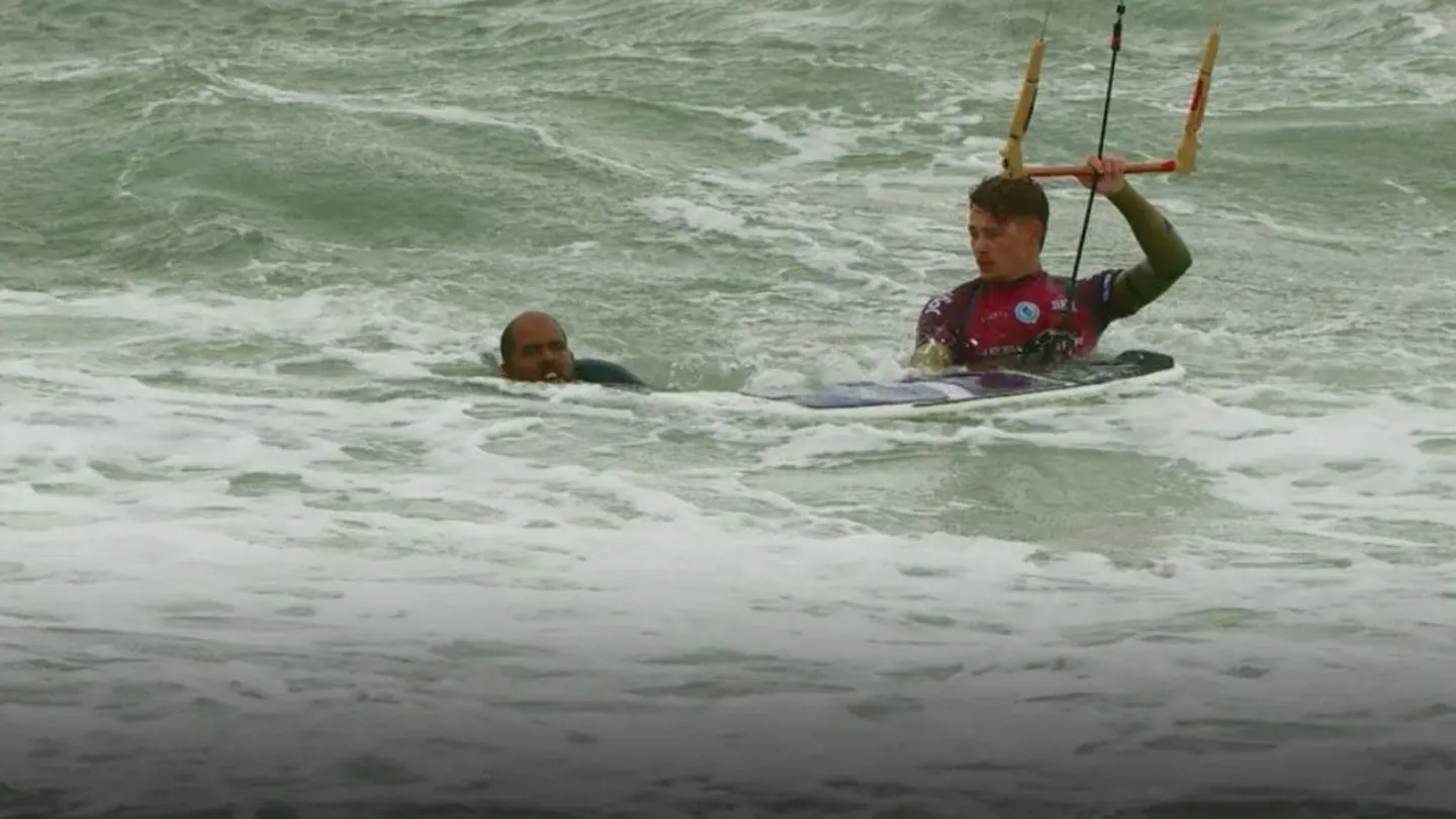 Dramatische Szenen vor Sylt: Deutscher Kitesurfer opfert Halbfinale, um verunglückten Italiener zu retten