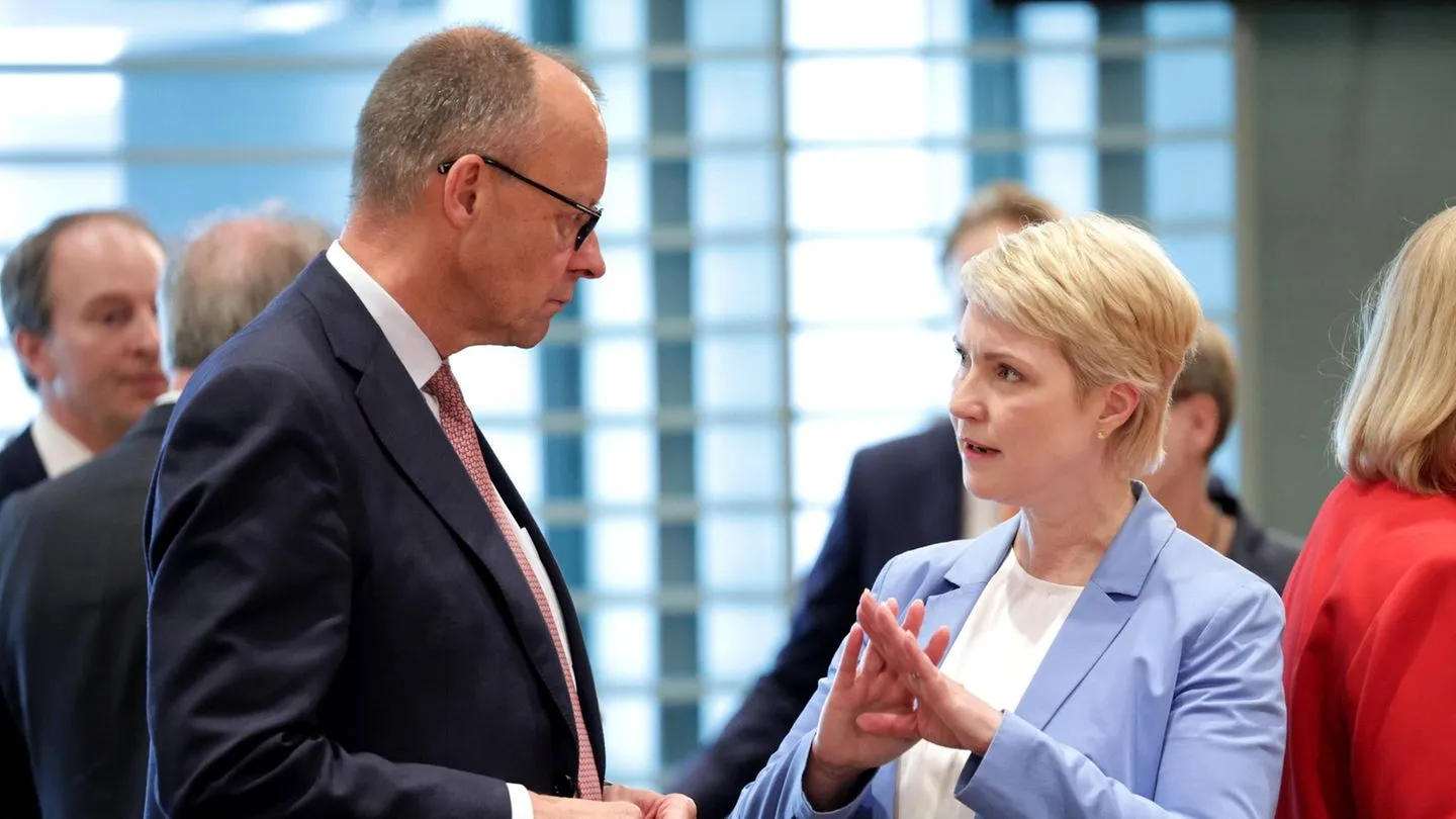 Streit im Kanzleramt: Merz und Schwesig – „Unverschämt“? So lief die Szene