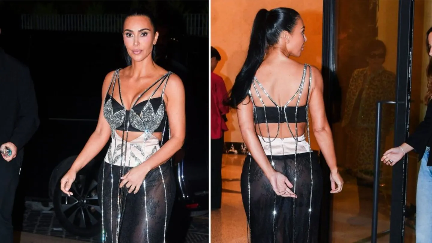 Kim Kardashian in Rom: Sie trägt überraschend durchsichtigen Rock – wieder Aufsehen erregt