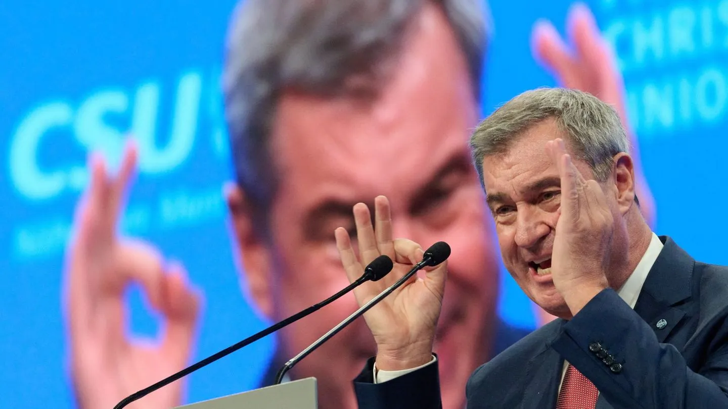 CSU-Parteitag: Söder wirbt energisch für Aigner und ruft zum Kampf gegen Extremismus auf